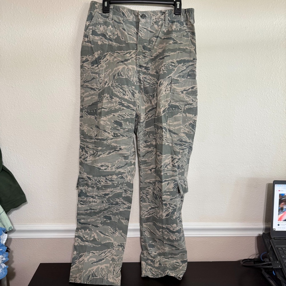 DSCP US Air Force Cargo Pants Men's‎ 32R Camouflage Classic Outdoor Utility